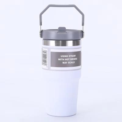 China 20oz 30oz Stainless Steel Vacuum Insulated Tumbler With Handle Lid Custom logo Ideal for sale