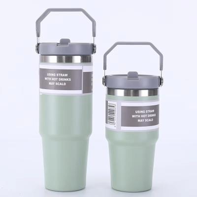 Chine Tubules à café en acier inoxydable avec poignée Tubules à logo personnalisé 20 oz 30 oz 1 pièce à vendre