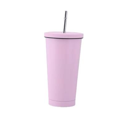 China Double Wall Insulated 304 Stainless Steel Coating Tumbler WITH LID for Hot and Cold Wine for sale