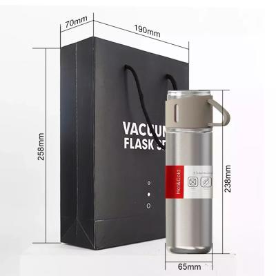 China JM-008 500ml Business Travel Mug Vacuum Water Bottle with Cup and Thermal Insulation for sale