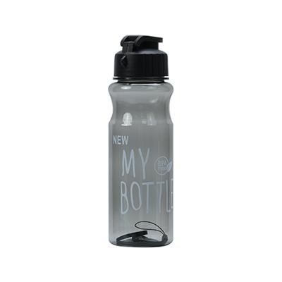 China Unisex Sport Logotipo personalizado Botellas de agua potable de plástico sin BPA con tapa para accesorios en venta