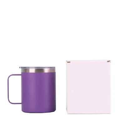 China 304 Stainless Steel Large Capacity Office Transparent Cover Mug Outdoor Car Portable Thermos Cup for sale