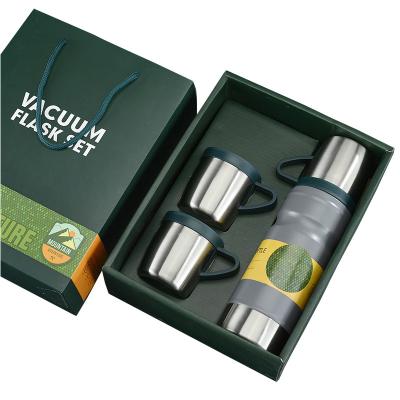 China Thermal Insulation Performance 12-24 hours Vacuum Flask Thermos Mug Gift Set for All for sale