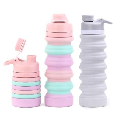 China Modern Design Collapsible Sports Bottle with Handgrip Super Markets' Preferred Option for sale