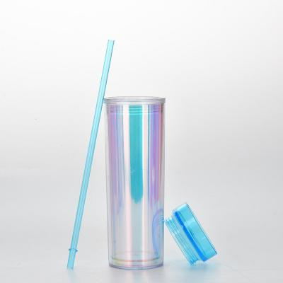 China Accessories With Straw 450ml Eco Friendly Reusable Plastic Coffee Tumbler with Logo for sale