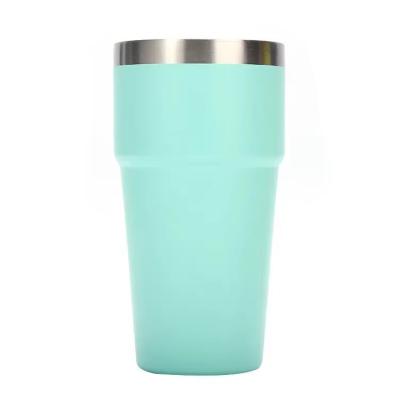 China Logotipo personalizado aceitável estilo americano de aço inoxidável Tumbler Cup 16oz para taça de vinho à venda