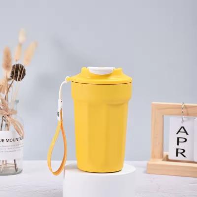 China Travel Cups Stainless Steel Tumbler 420ml Coffee Mug With Lid for Hot and Cold Drinks for sale