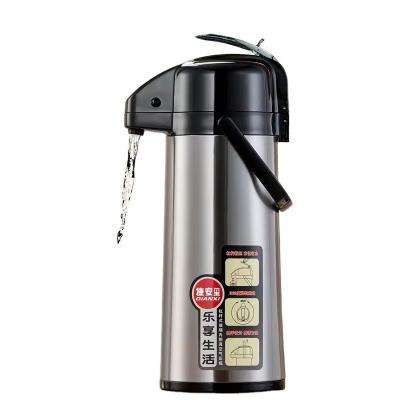 China 1.9L 304 18/8 Stainless Steel Lever Action Airpot for Thermal Water and Coffee Dispensing for sale