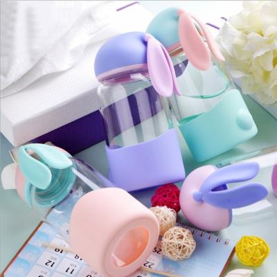 Cina Vita quotidiana Casa Bambini Cute Rabbit Ear Cup con 340ml di capacità e logo personalizzato in vendita