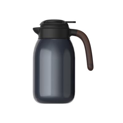 China 2000ml Capacity Stainless Steel Handle Insulation Jug Tea Coffee Pot Hot Water Kettles Vacuum Flasks for sale