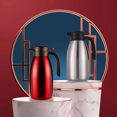 China Vacuum Electric Kettle Stainless Steel Coffee Pot 2.0L Double Layer Customized Logo for sale