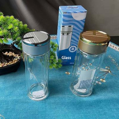 China 300ml Capacity Clear Double Wall Sublimation Coffee Tumblers for Straight Drinking for sale