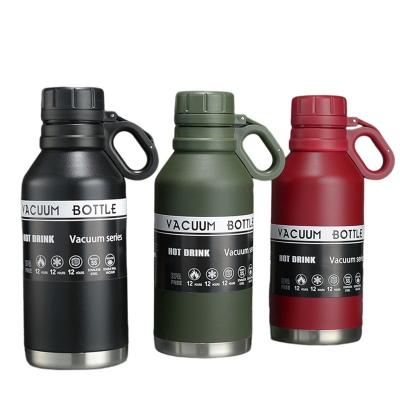 China Large Capacity 40oz Double Wall Stainless Steel Drink Bottle for Hot and Cold Drinks for sale