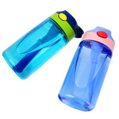 China En stock 500ml personalizado Bebidas para niños Botella de agua sin BPA Botella de bebida de plástico en venta