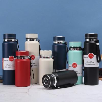 China CLASSIC Design Custom Logo 1000ml Insulated Thermos Flasks for Sports Coffee Tumbler for sale