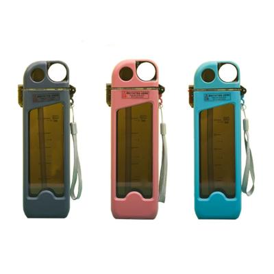 China Popular Square Shape Outdoor Travel Water Bottle 350ml Capacity Stocked and BPA Free for sale