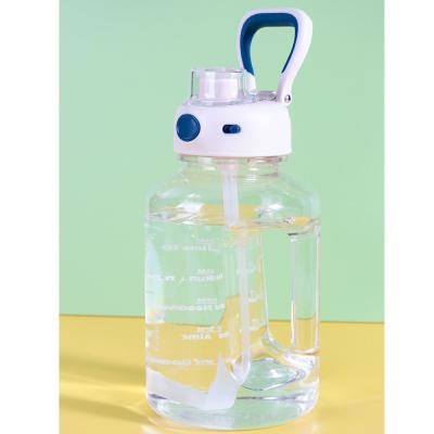 China 1.5L American Style Customized Plastic Water Bottle for Gym and Sport Car Filling for sale