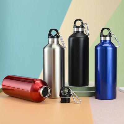 China 500ml 750ml Double Wall Stainless Steel Vacuum Gym Water Bottle Insulated Cups Tumbler for sale