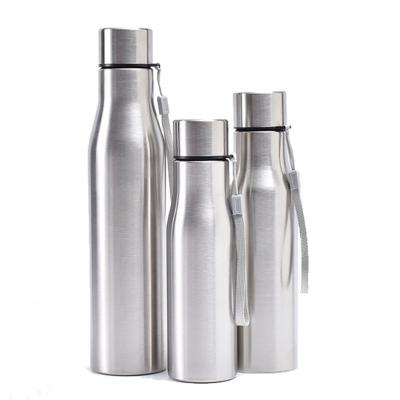 China Outdoor Single Wall Stainless Steel Water Bottle with Hot Cold Function 500/750/1000ml for sale