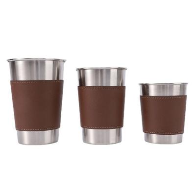 China Stocked Portable Stainless Steel Beer Mug for Outdoor Camping Drinkware Type MUGS for sale