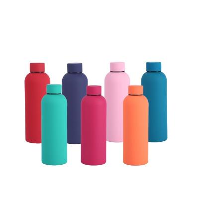 China Bullet Style 304 Stainless Steel Vacuum Insulated Flask 500ml Double Wall Water Bottle for sale