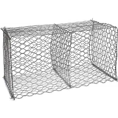 China Galfan Reno Mattress ASTM 975 ASTM A 641 Gabion Boxes Gabion Mesh Baskets for sale