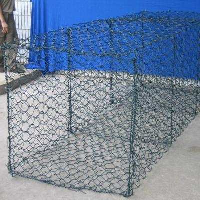 China Gabions Galvanized Hexagonal Mesh Gabion Rock Boxes Wire Baskets Wall for sale