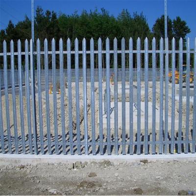 China Easily Assembled European Style Commercial And Security Palisade Industrial Steel Fence for sale