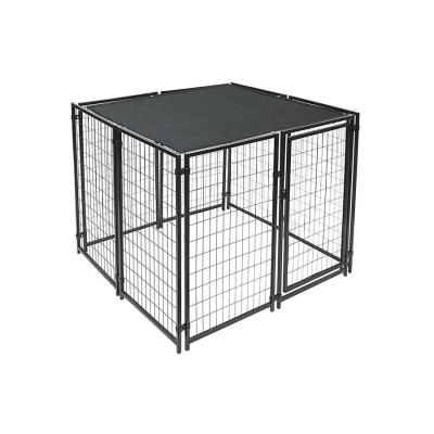 China 6ft x4ft x6ft Large Dog Cage Viable Dog Crate Outdoor Kennel Kennel With Shade Cloth Roof for sale