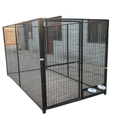 China Durable And Rustproof Large Breed Dog Used Steel Dog Cage Dog Kennel With Lock for sale