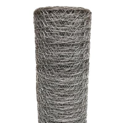 China Galvanized Twill Weave Hex Wire Mesh For Rock Wool Insulation Blanket For Large Pipe Insulation for sale