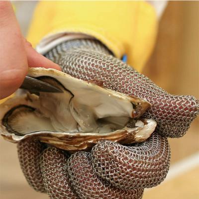 China Hot Selling Fire Proof Stainless Steel Wire Mesh Cut Resistant Mechanic Gloves for sale