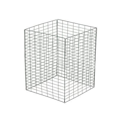 China Residential Area PVC Coated Wire Compost Bin , Wire Mesh Compost Bin For Garden Leaves for sale