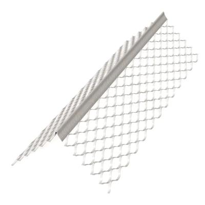 China Traditional Drywall Edge Corner Aluminum Bead Around Nose Metal with Diamond Mesh Wings for sale