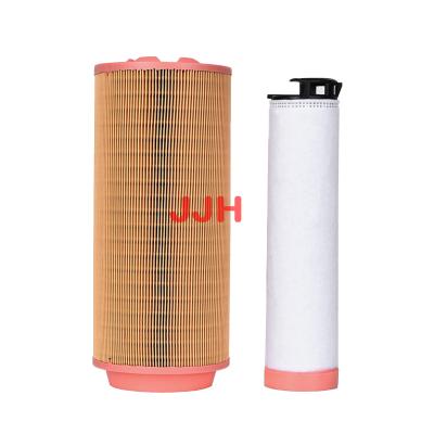 China Metal+filter paper+plastic C16400 air compressor replacement compressed filter air filter C16400 for sale