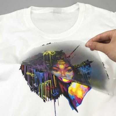 China Sustainable Tagless Heat Transfer Labels Custom Plastisol Ink Heat Transfers Silk Screen Printing On T-shirt for sale