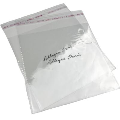 China Wholesale cheap clear plastic bopp candy seal security self packing bag for clothing garment packing bag for sale