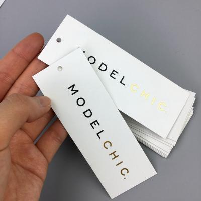 China Sustainable Custom Packaging Custom Paper Label Logo Jewelry Tags Hang Tags Design for sale