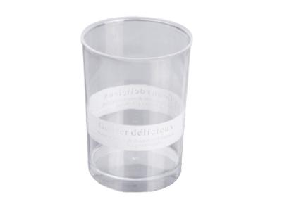 China Round Personalized Printed Plastic Cups for Yogurt / Jelly Takeaway for sale