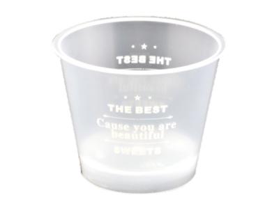 China Yogurt / Gelato / Dessert PS / PP Personalised Plastic Cups / Bowls for sale