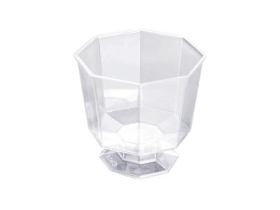 China Clear Plein ABS plastic wegwerp Jelly Bowls 125ml Dome Cap Te koop