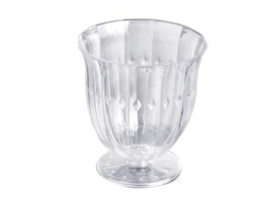 China 145ml Diamond-Shaped transparent  Plastic Jelly Cup for ice cream for sale