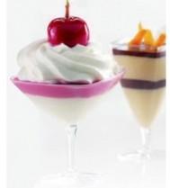 China Cocktail Party Plastic Yogurt / Jelly / Gelato Goblet Cup Support Customized Color for sale