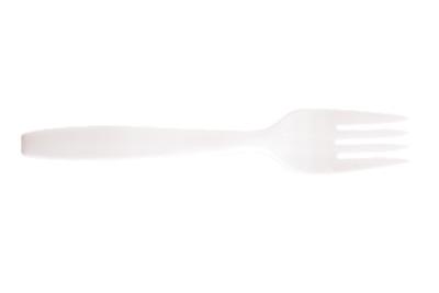 China Four Teeth Crystal Fork Disposable Plastic Cutlery Heat Resistant -30℃ To 80℃ for sale