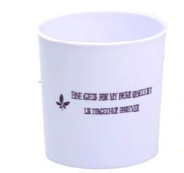 China Round 4oz Disposable White Jelly / Mousse Plastic Cup Customized Size for sale