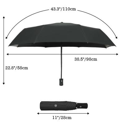 China High Quallity Xinsiman dark foldable umbrella auto open close  umbrella folding UV proof folding umbrella for sale