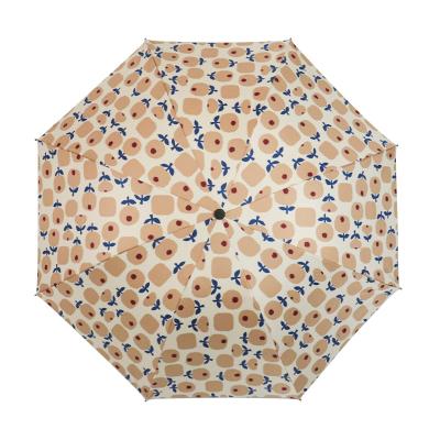 China Minimalist folding umbrella outdoor manual strong fold umbrella mini windproof folding travel umbrella for sale