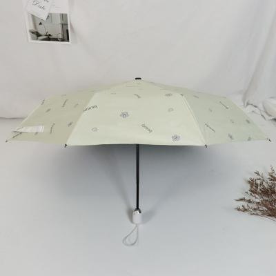 China Cute Three foldable umbrella windproof umbrella  sunshade for sale