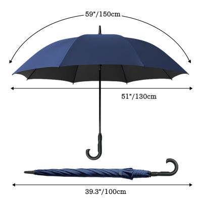 China Traditional strong top quality straight umbrella  automatic open straight umbrella  windproof for sale