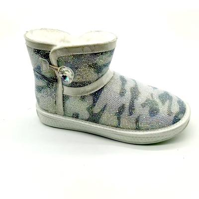 China Wholesale Women's Unique Winter Sheepskin Warm Women's Fabric Snow Boots Shoes for sale